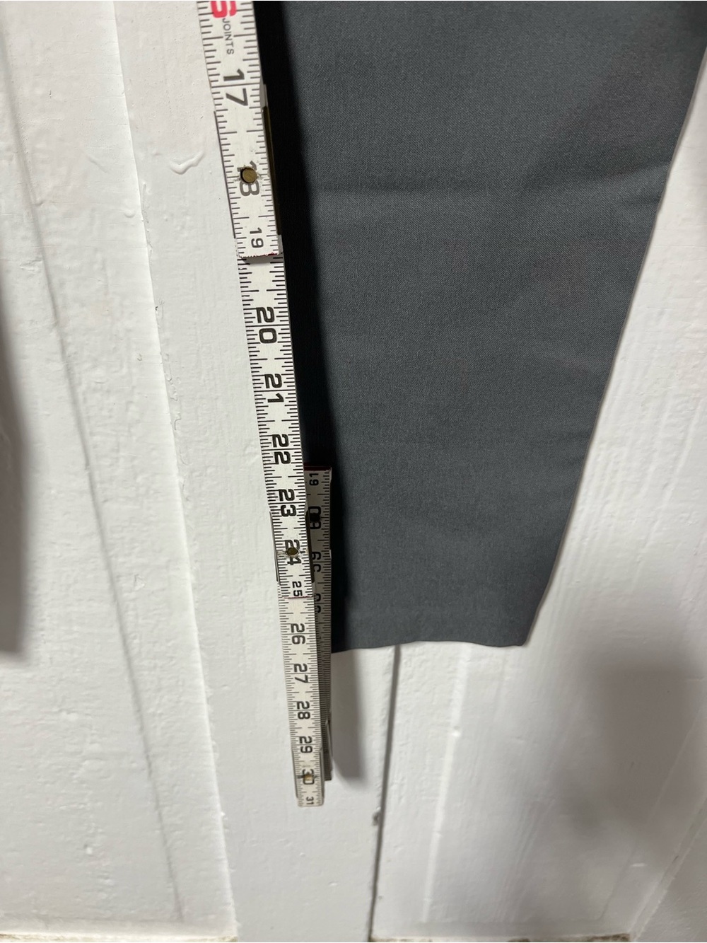 NWT Michael Kors High Rise Skinny Pull on Gray ankle pant size Large - Picture 6 of 7